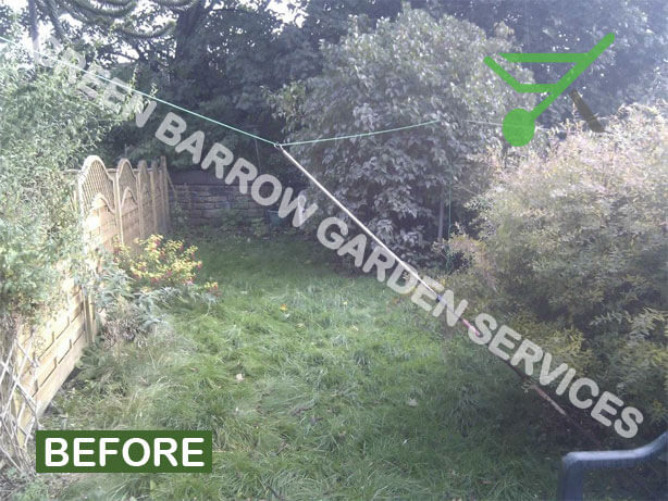 Neglected Garden in Hillsborough, Sheffield