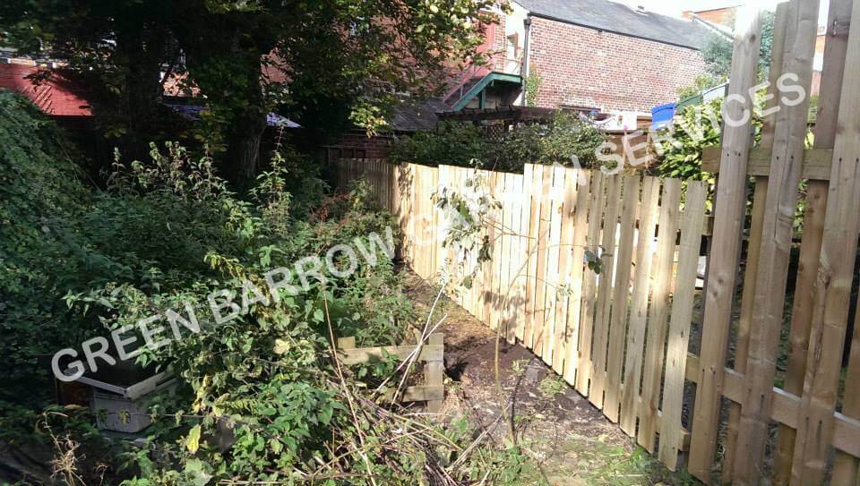 fence installation Hillsborough Sheffield after photo