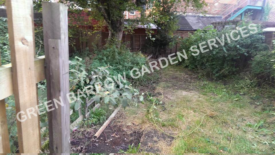 fence installation Hillsborough Sheffield before photo
