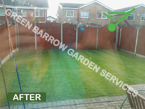Lawn installed in Kimberwoth, Rotherham